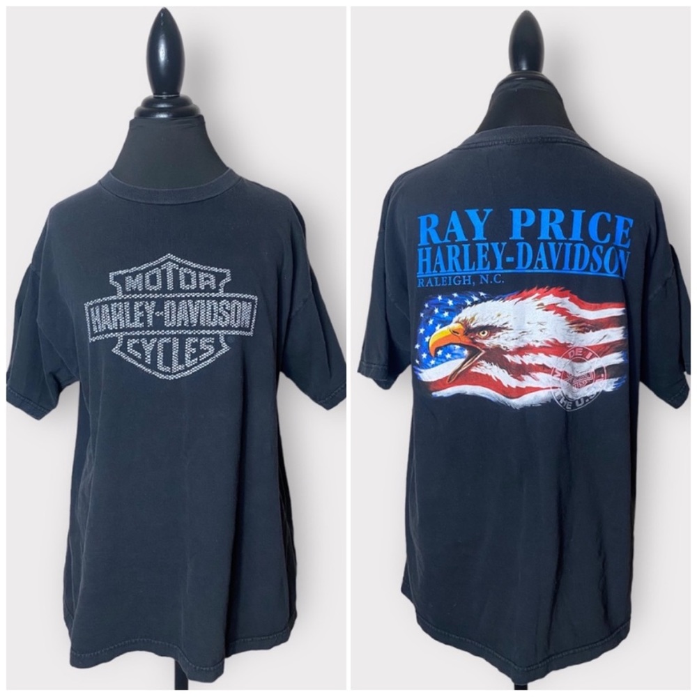 VTG HARLEY DAVIDSON TEE - Picture 1 of 9